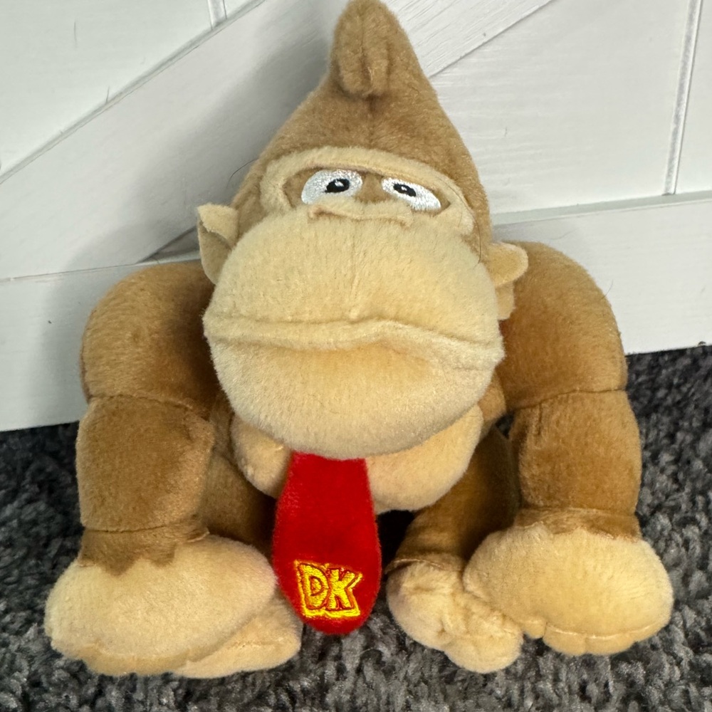 Nintendo Super Mario Donkey Kong 2016 Plush Toy with Red Tie